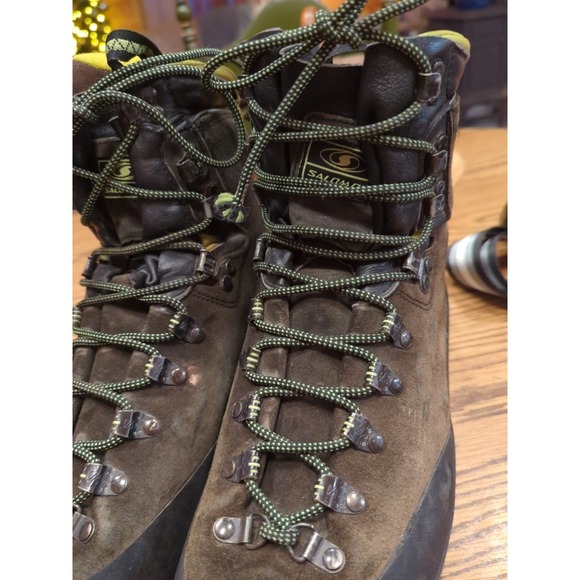 Mens Salomon Super Mountain 9 Boots Hiking Mountain Suede Leather READ For Size! main image 12